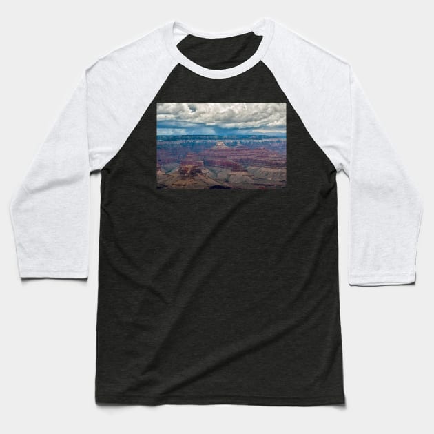 Grand Canyon Storms Baseball T-Shirt by KirtTisdale